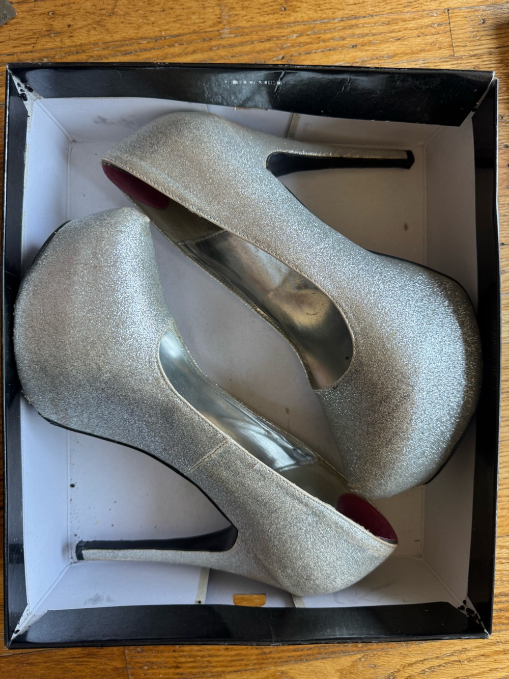 PLEASER GLITTER PLATFORMS - Picture 2 of 6